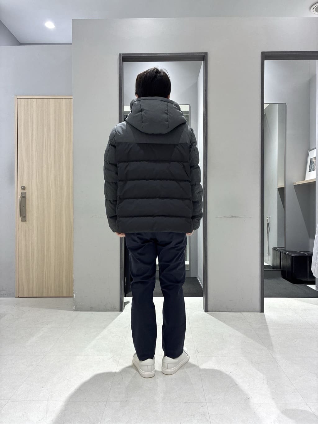 わいずみさんの「TAKEO KIKUCHI｜カラーコンビ ダウンブルゾン」を使ったコーディネート