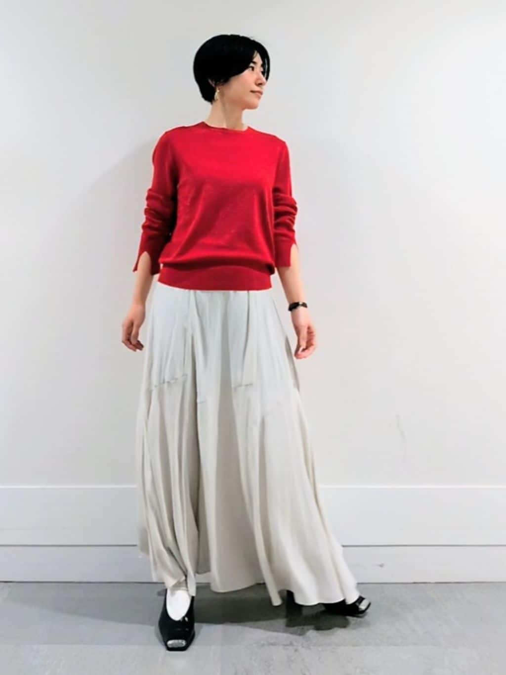 ミズタさんの「UNTITLED｜【アンサンブル可/洗える】ウォームスパンニット」を使ったコーディネート