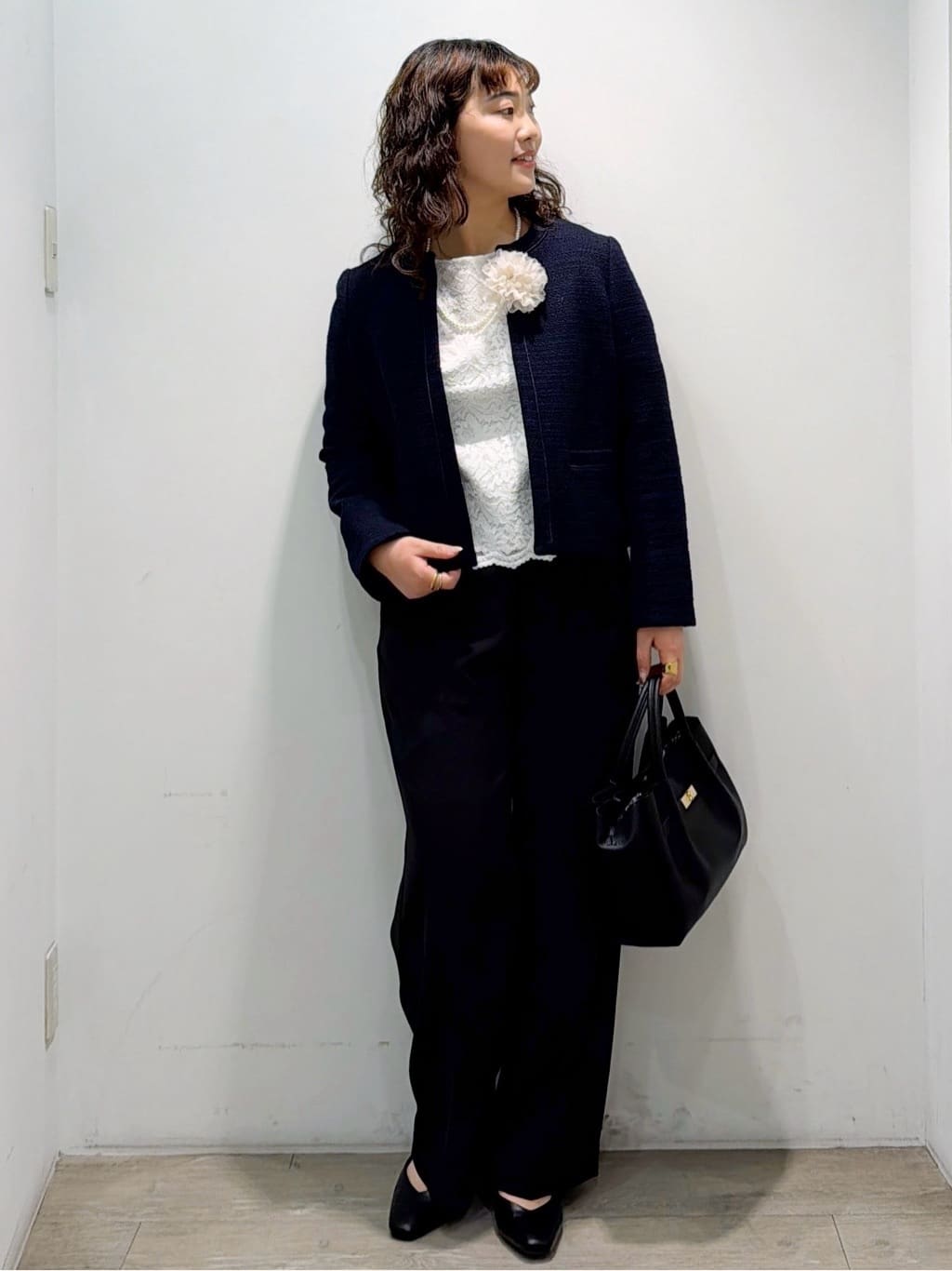 sumicaさんの「OPAQUE.CLIP｜《通勤対応》 コットンツイードジャケット」を使ったコーディネート