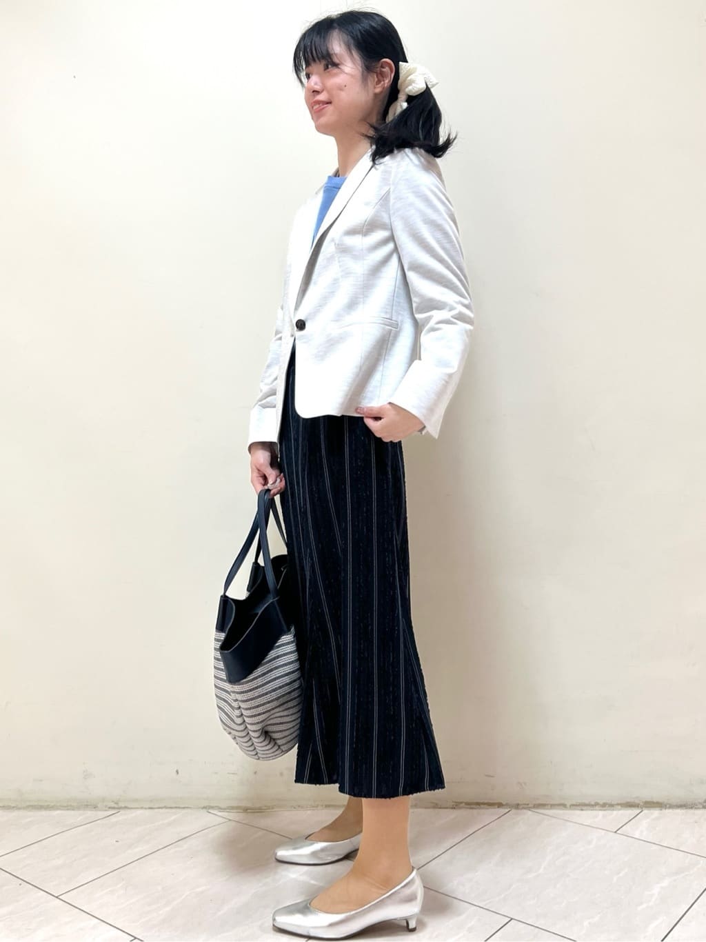 yanaさんの「Reflect｜【SS-4Lサイズ／UVカット／接触冷感】匠ジャケット／ベーシックテーラード」を使ったコーディネート