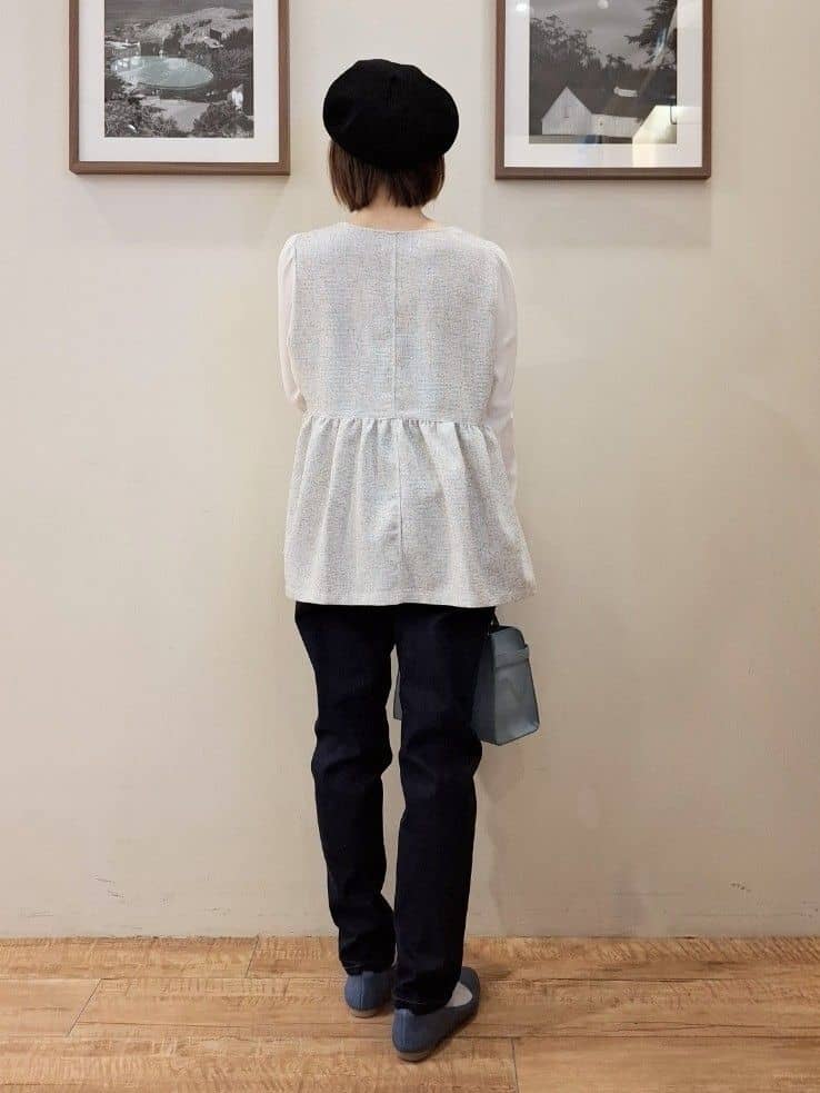 まあるさんの「SHOO･LA･RUE｜【SHOO・LA・RUE DENIM】毎日使いたくなる ストレッチデニムスキニーパンツ」を使ったコーディネート