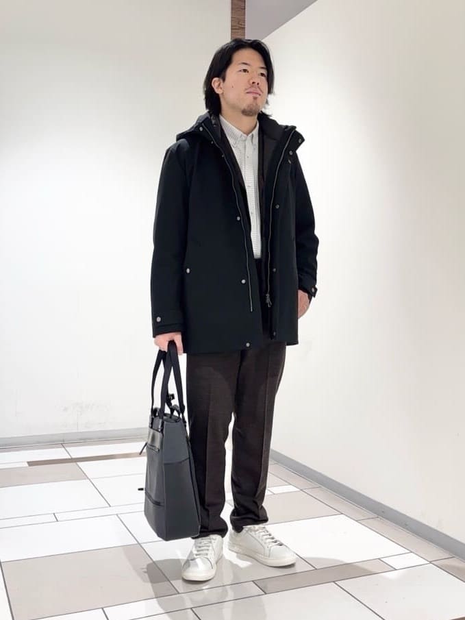 及川さんの「TAKEO KIKUCHI｜【3WAY】ドビー ダウンライナー付ブルゾン」を使ったコーディネート