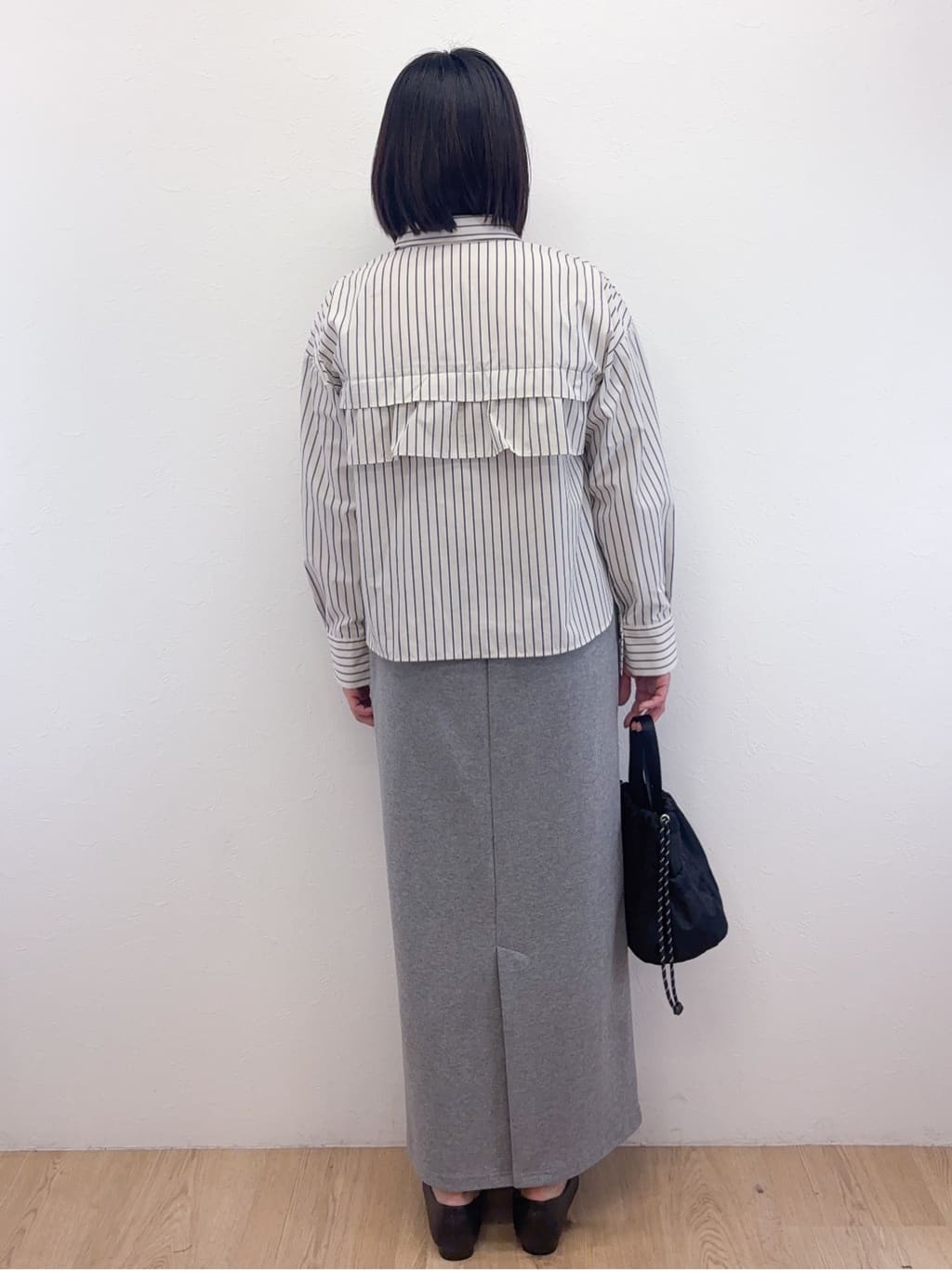 Takeさんの「OPAQUE.CLIP｜タックフリルシャツ【洗濯機OK】」を使ったコーディネート