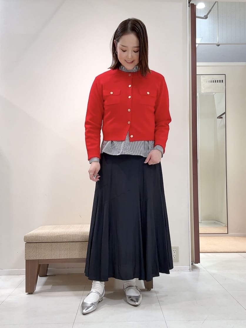 YUIさんの「UNTITLED｜【洗える/ジャケット風】ミラノリブカーディガン」を使ったコーディネート
