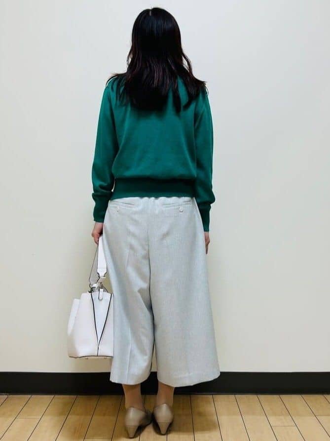 miiiさんの「Reflect｜【アンサンブル可】バイカラーニット」を使ったコーディネート