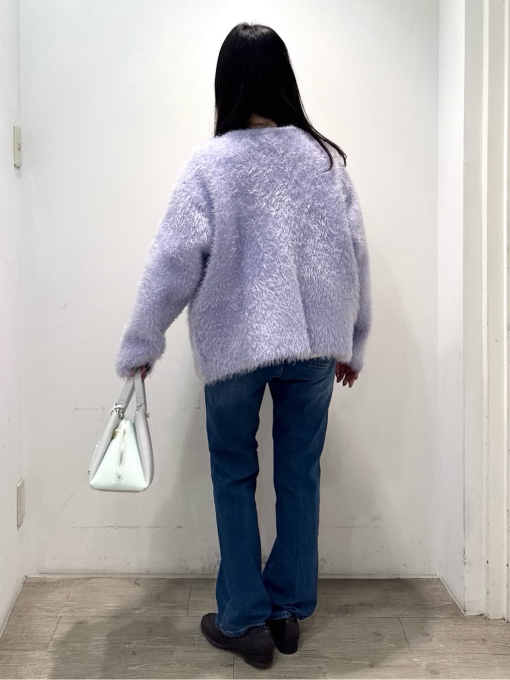 yuicciさんの「OPAQUE.CLIP｜ストレッチセミフレアデニム【洗濯機洗い可】《SS～LL》」を使ったコーディネート