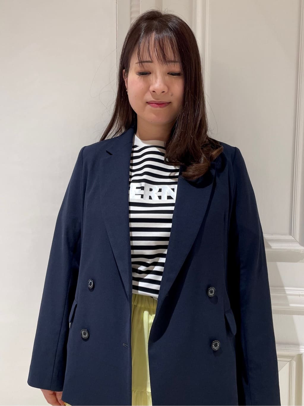 minowaさんの「DRESSTERIOR｜【セットアップ可/吸水速乾/ウォッシャブル】リネンブレンドオックスダブルジャケット」を使ったコーディネート