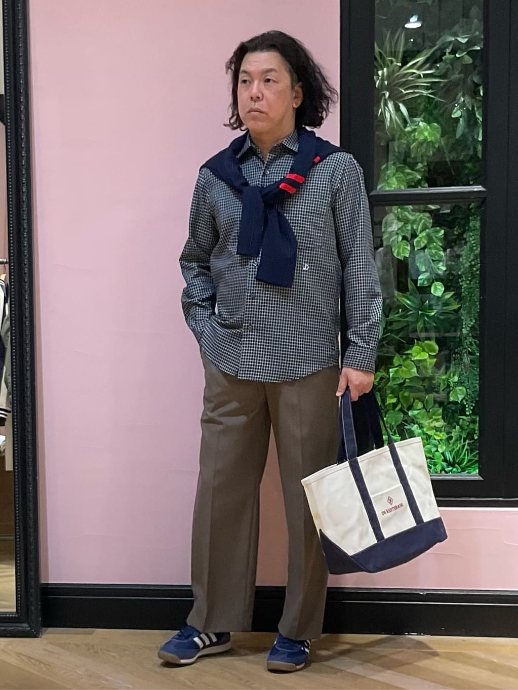 Nagaseさんの「DRESSTERIOR｜ミニチェックシャツ」を使ったコーディネート