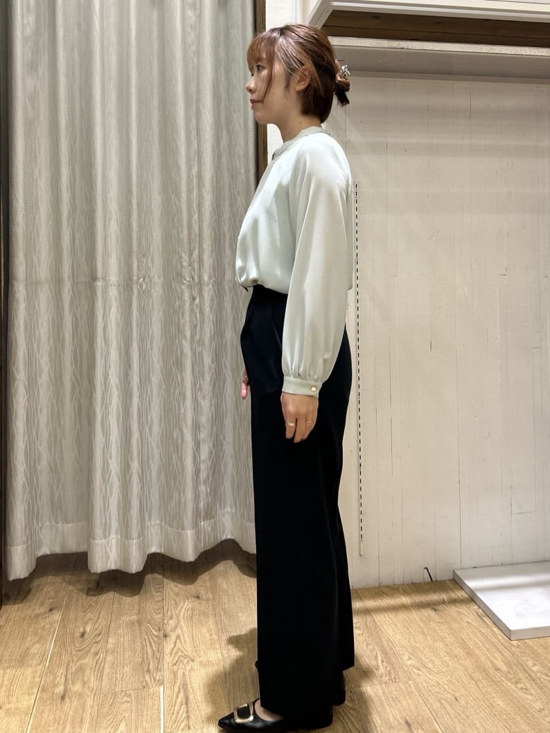 ga_riさんの「THE SHOP TK｜バー付きラッフルタイブラウス」を使ったコーディネート