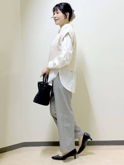  beni_gingerさんの「Reflect｜【裏起毛／ゆったりシルエット】ストレートワイドパンツ」を使ったコーディネート