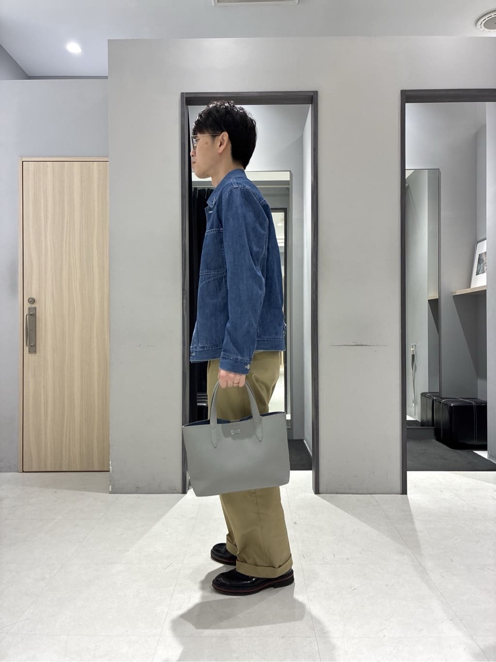 わいずみさんの「TAKEO KIKUCHI｜【BOWLER HAT LABEL】エクスプローラー Gジャン」を使ったコーディネート