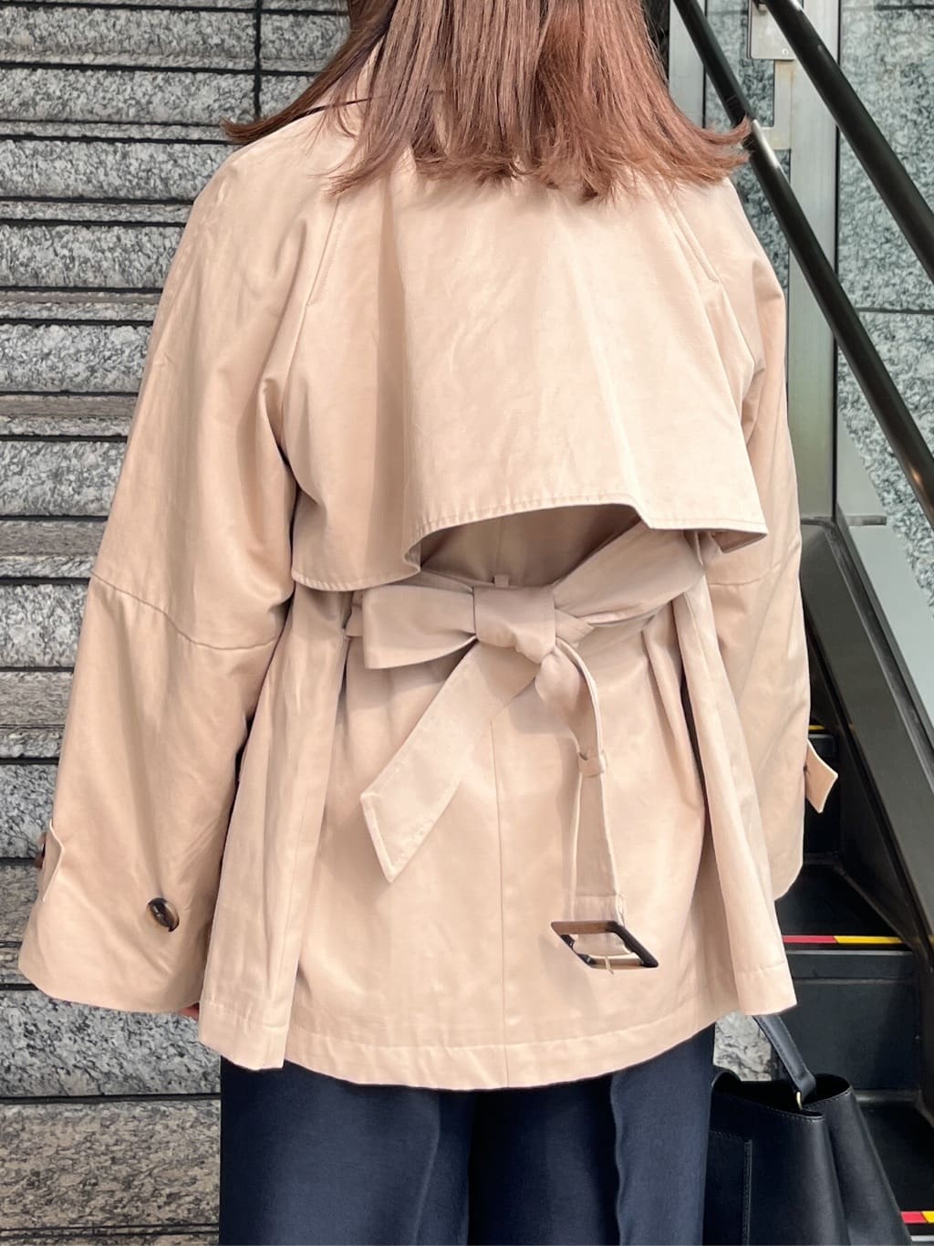 HANNAさんの「OPAQUE.CLIP｜ロゴプリントロングTシャツ【洗濯機OK】」を使ったコーディネート