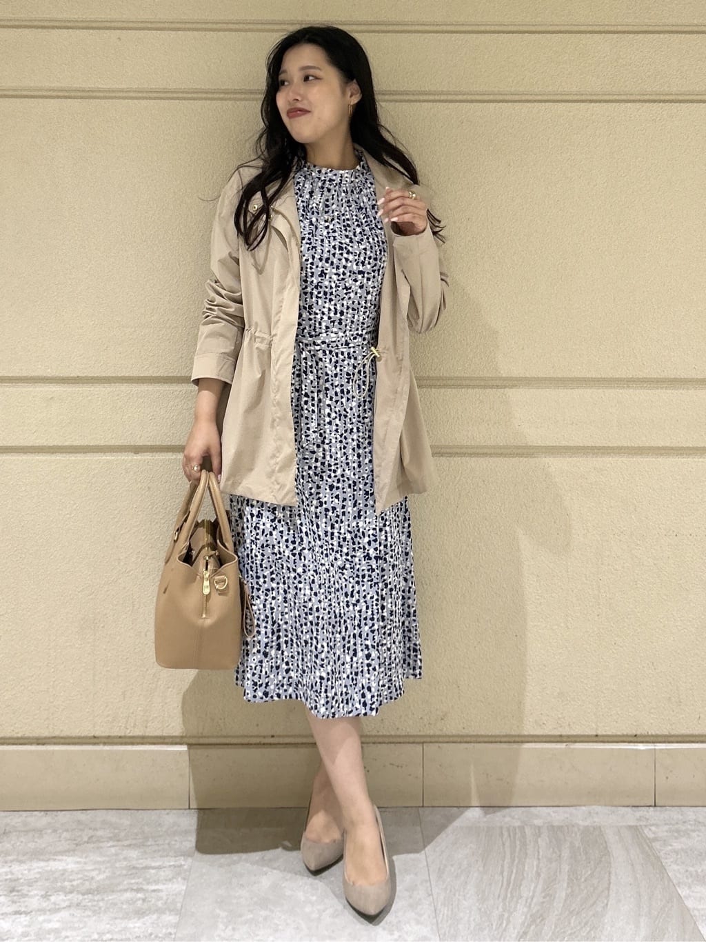 Momokaさんの「COUP DE CHANCE｜【手洗い可／軽量/フードなし】スタンド衿ブルゾン」を使ったコーディネート