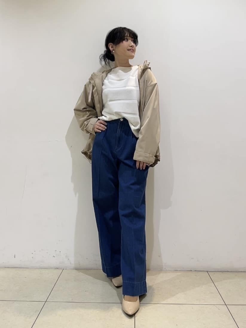 watanabeさんの「UNTITLED｜◆【ゆったり/洗える】クロップドニットプルオーバー」を使ったコーディネート