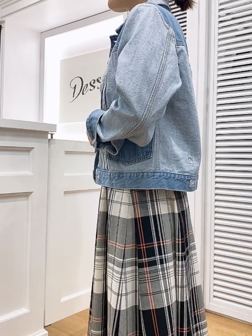 Hamaさんの「Dessin｜【ユニセックス/2WAY】リバーシブルデニムジャケット」を使ったコーディネート