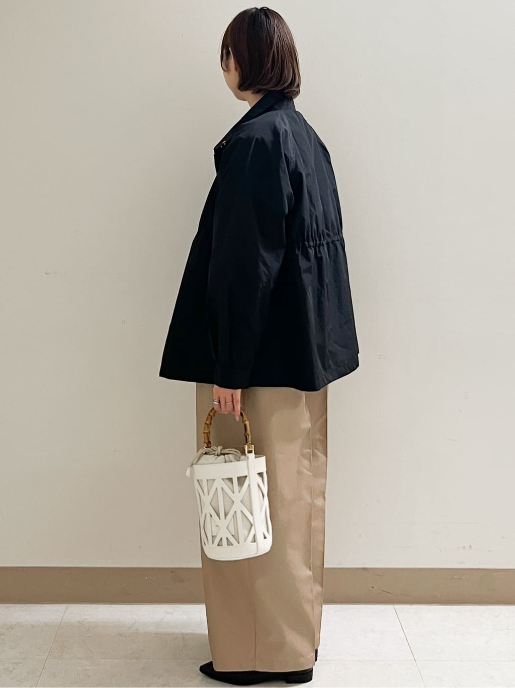 あかねさんの「OPAQUE.CLIP｜撥水スタンドZIPブルゾン【洗濯機OK／UVケア／花粉対応】」を使ったコーディネート