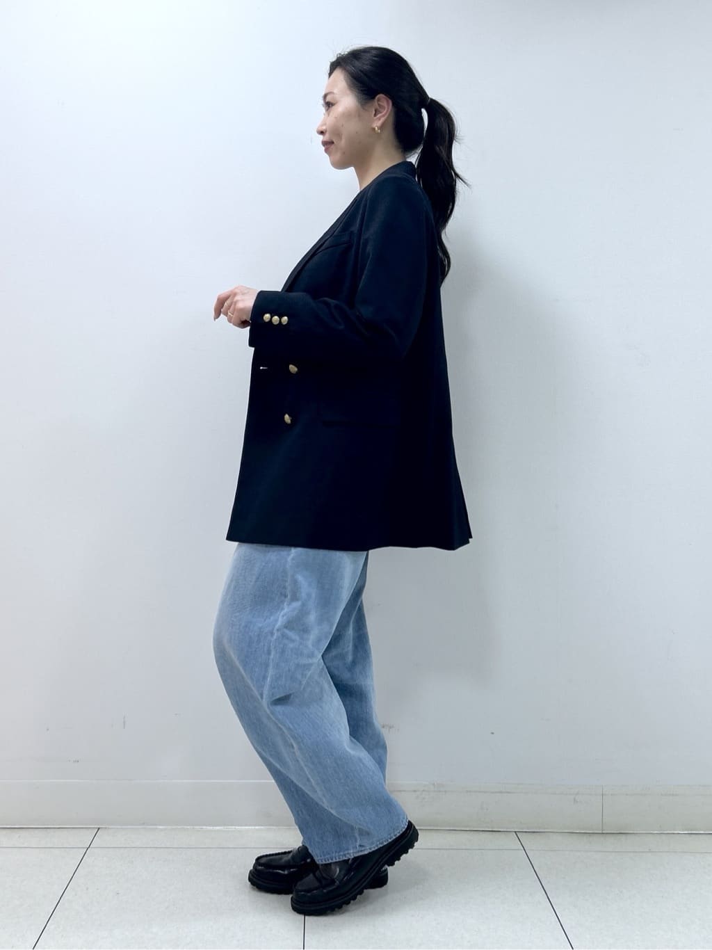 Kaiさんの「Dessin｜ダブルジャケット」を使ったコーディネート