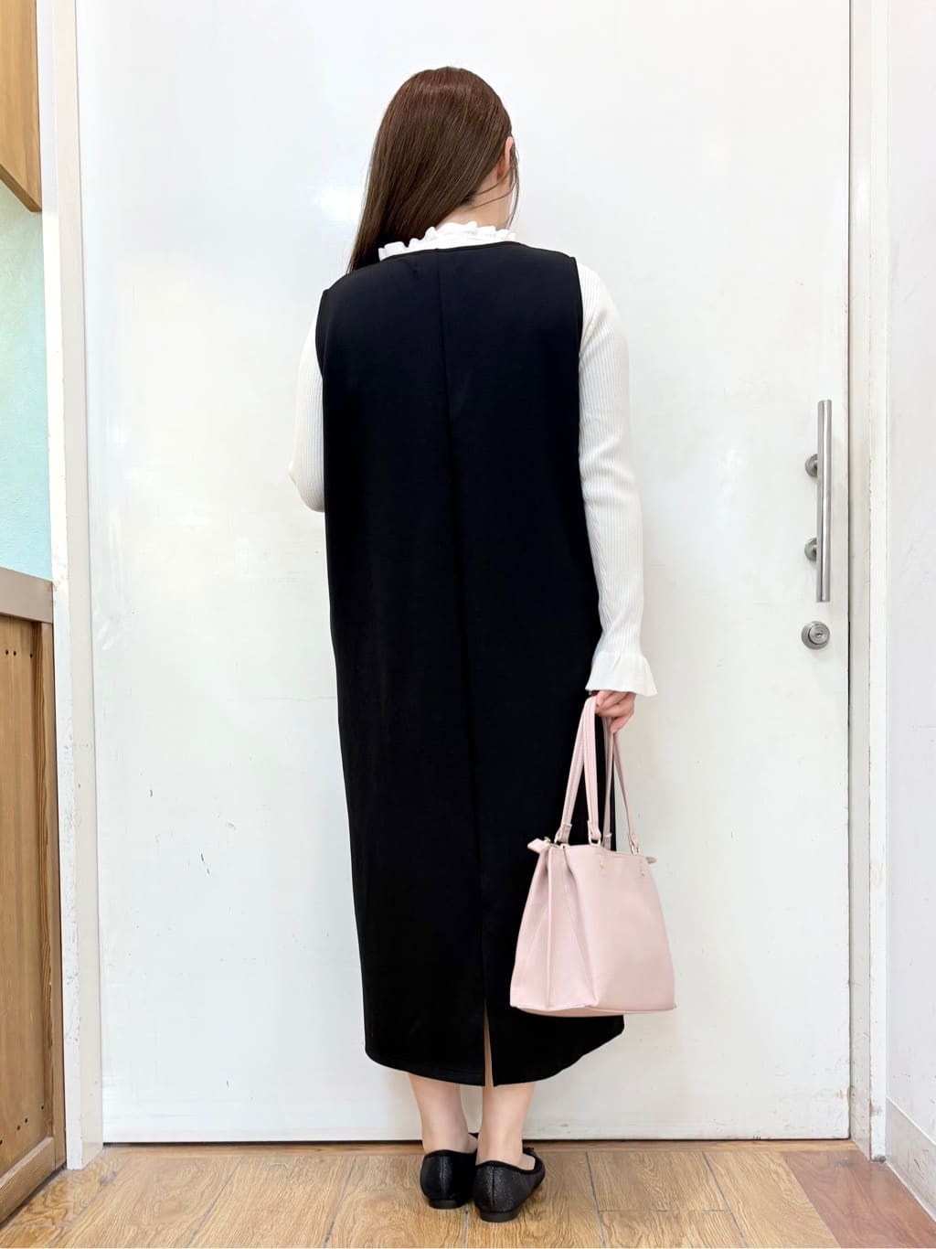 だいわさんの「SHOO･LA･RUE｜【洗濯機可/S-LL】ほどよいゆとりの もちっとやわらかリブニット」を使ったコーディネート