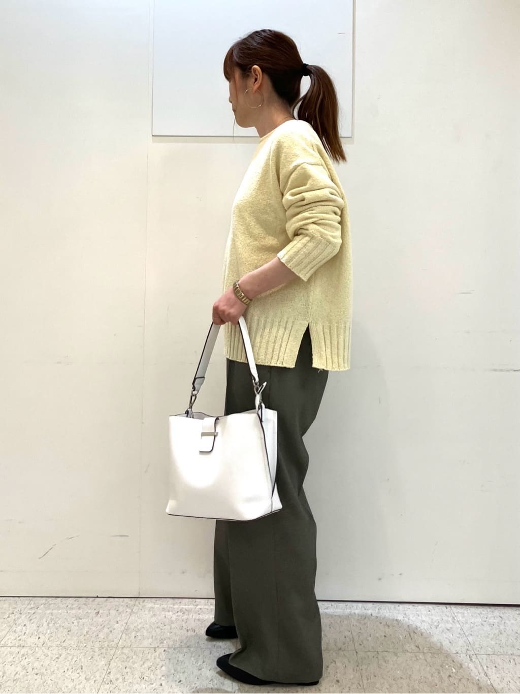 kozuさんの「Reflect｜【レイヤードにおすすめ◎】ロング丈リラクシーニット」を使ったコーディネート