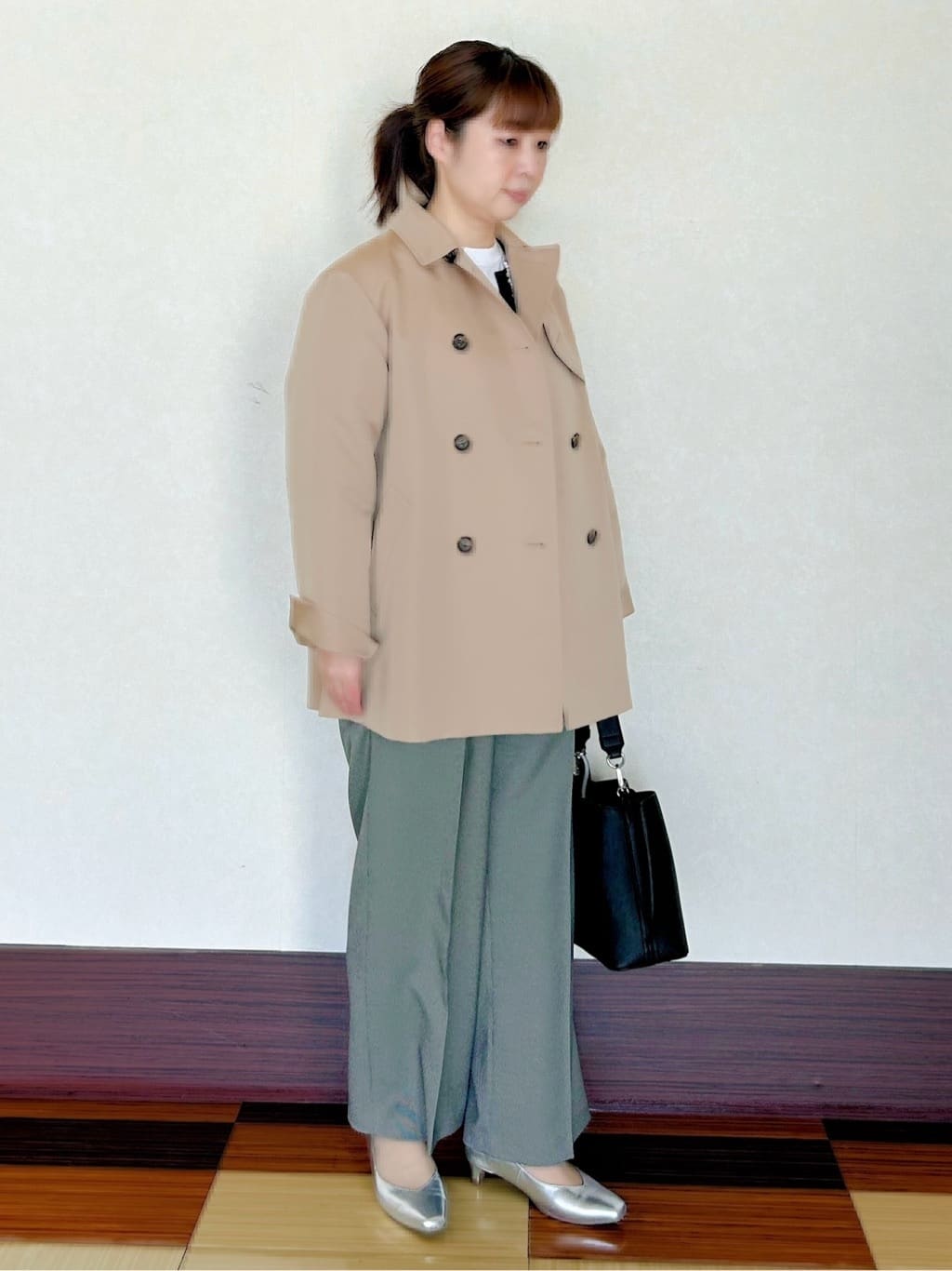 ひーさんの「Reflect｜【ライトアウター／ゆったり羽織れる／気軽な羽織りに◎】ライトブルゾン」を使ったコーディネート
