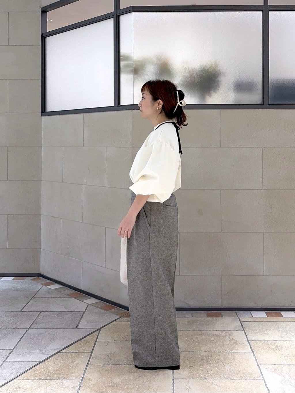 よねさんの「INDIVI｜ボアトート」を使ったコーディネート