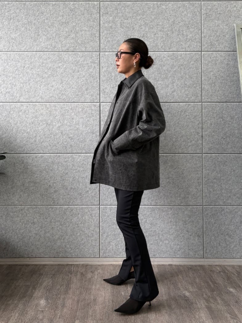 ibuさんの「CODE A｜pigment denim coverall」を使ったコーディネート
