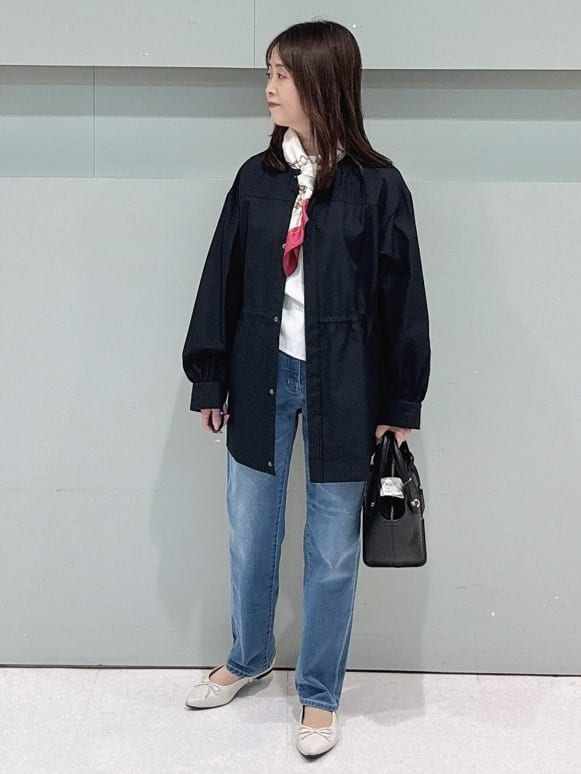 makiさんの「UNTITLED｜◆【はっ水】ライトコットンミリタリーコート」を使ったコーディネート
