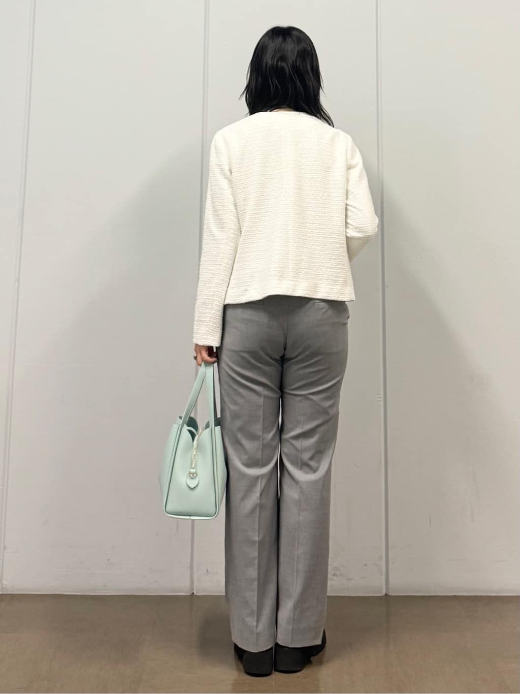 mizukiさんの「INDIVI｜【セレモニー／洗える】ミックスツイードライトジャケット」を使ったコーディネート