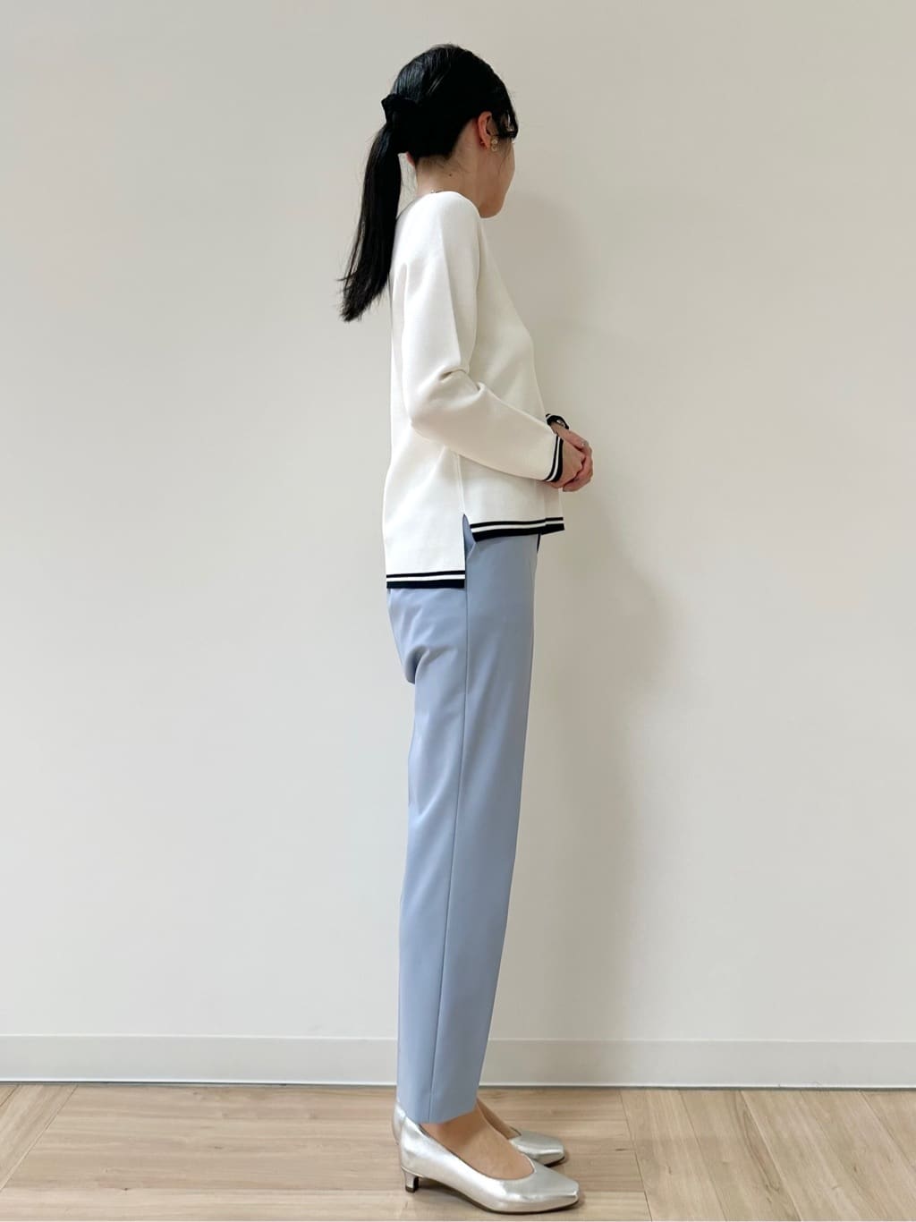 Momoさんの「Reflect｜【私のパンツ】ベーシックテーパードパンツ」を使ったコーディネート