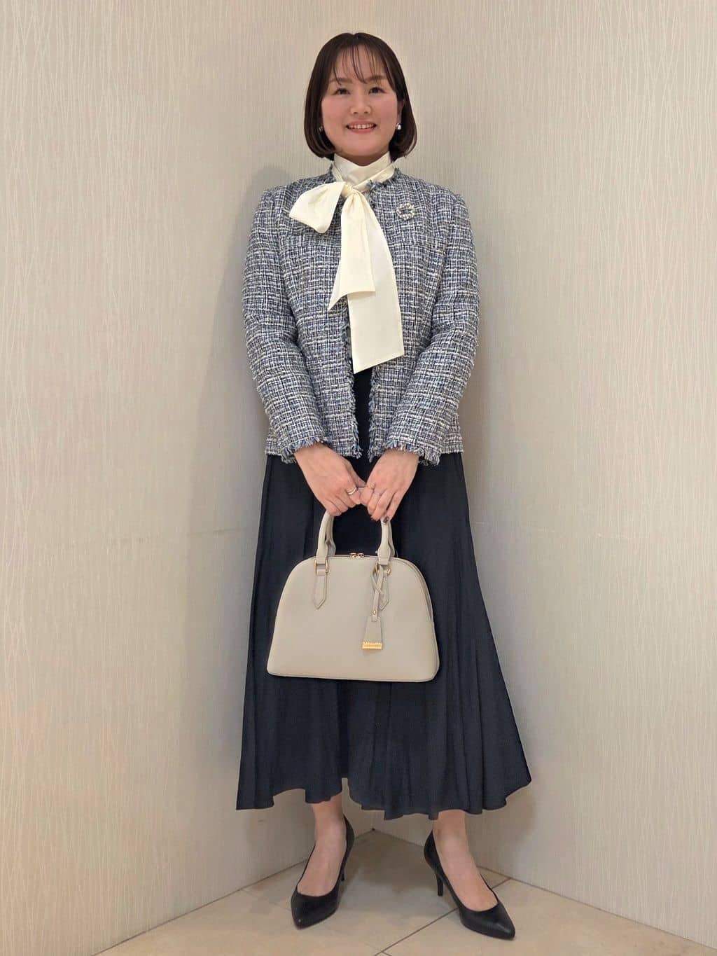 naokoさんの「UNTITLED｜【仕事着/スーツ】ファンシーツイード ジャケット」を使ったコーディネート