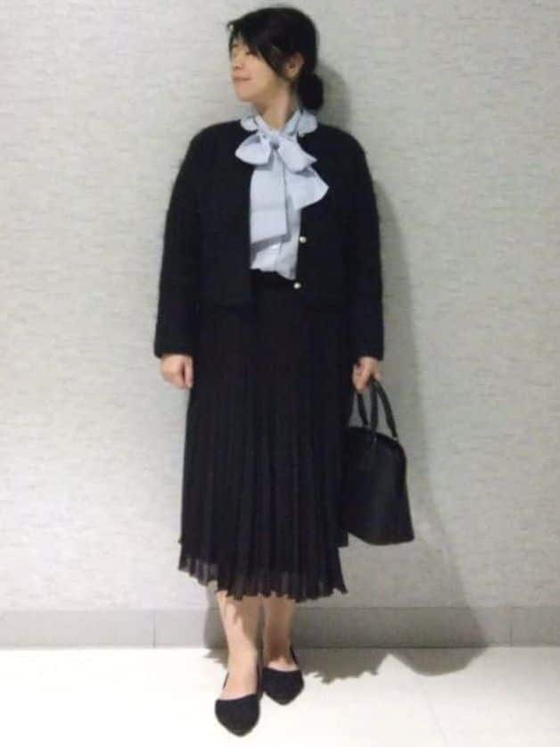 sakoさんの「Reflect｜【お食事会やお出かけに◎】ふんわりジャカード編みカーディガン」を使ったコーディネート