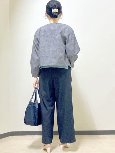  beni_gingerさんの「Reflect｜【選べる8色／スカートにもパンツにも◎】ウール混ボートネックニット」を使ったコーディネート