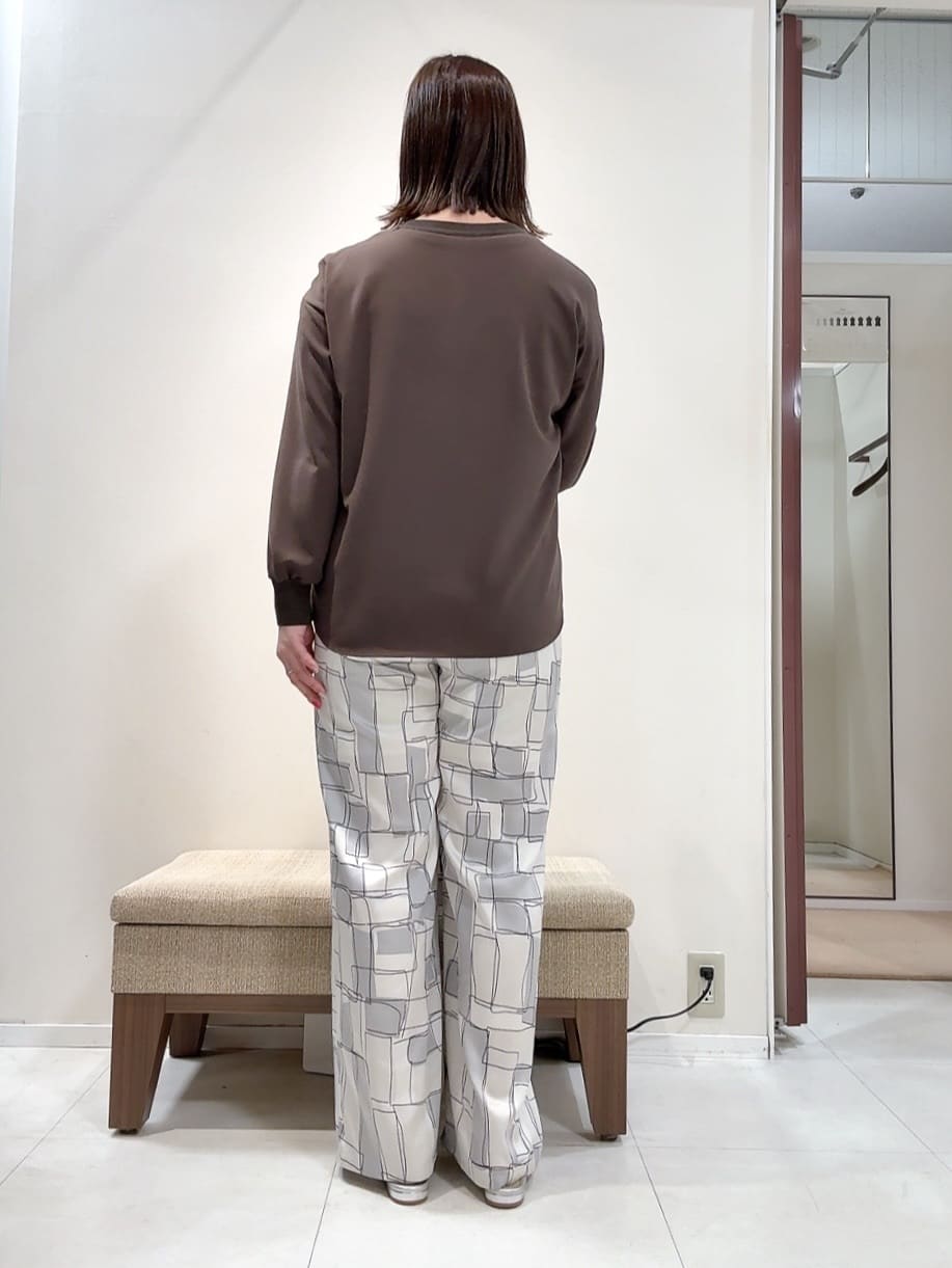YUIさんの「UNTITLED｜【洗える/ゆったり】リッチジョーゼットブラウス」を使ったコーディネート