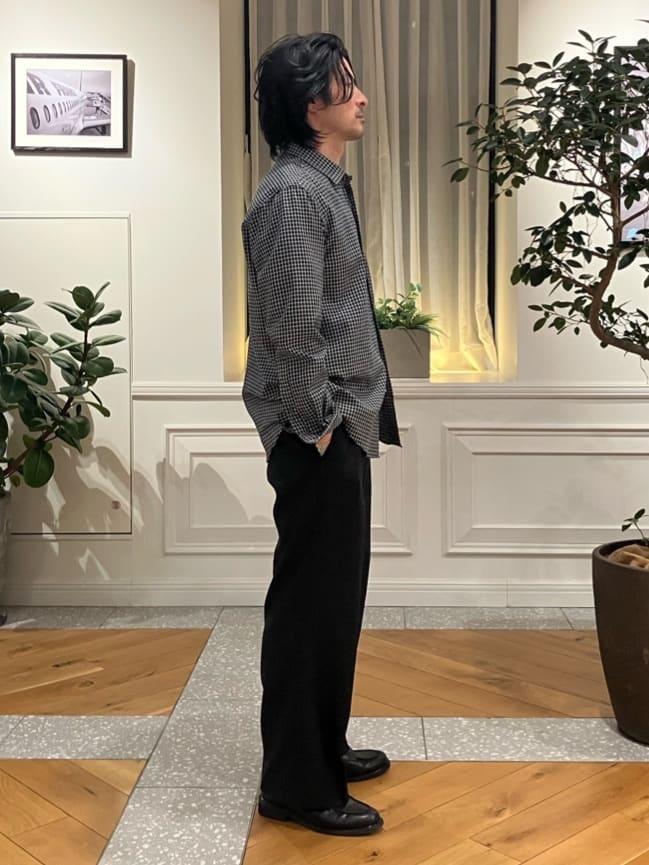 junyaさんの「DRESSTERIOR｜ミニチェックシャツ」を使ったコーディネート