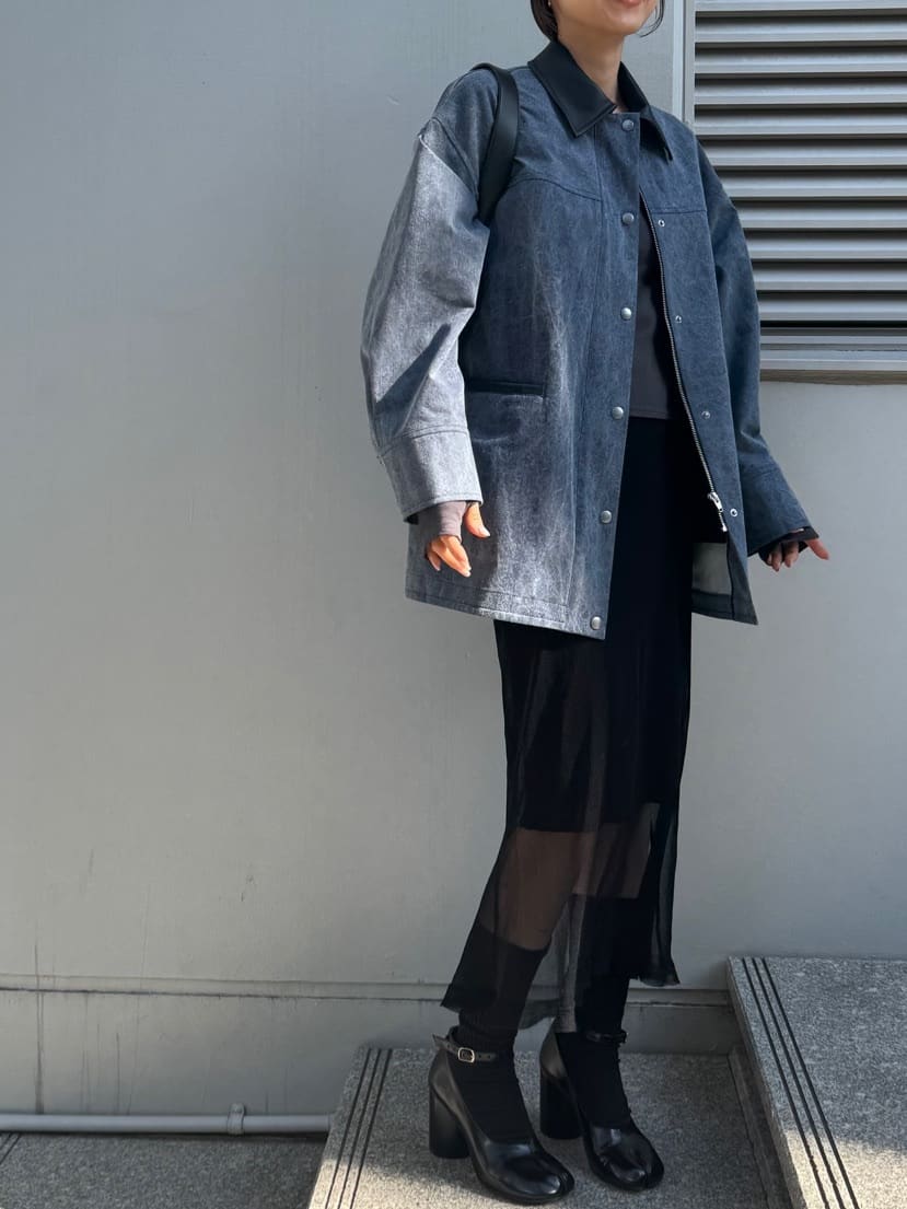designer yukaさんの「CODE A｜pigment denim coverall」を使ったコーディネート