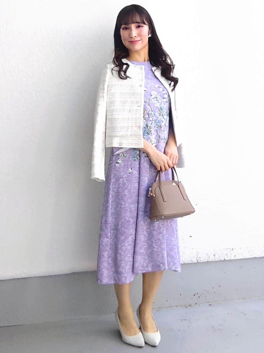 keinaさんの「SunaUna｜【ON/OFF着回し】カラーツイードジャケット」を使ったコーディネート