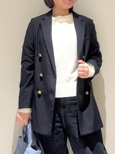 Liriさんの「Dessin｜【洗える】ワイドカーブシルエット12OZデニム」を使ったコーディネート