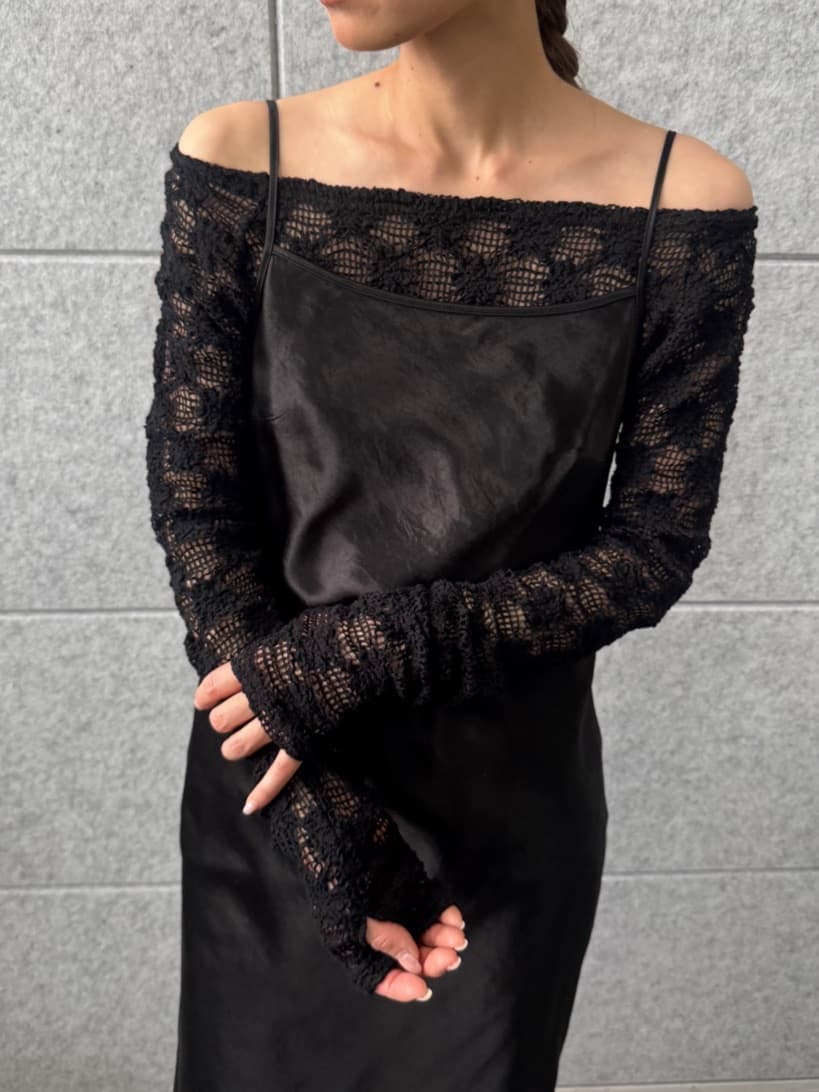 designer yukaさんの「CODE A｜satin cami dress」を使ったコーディネート