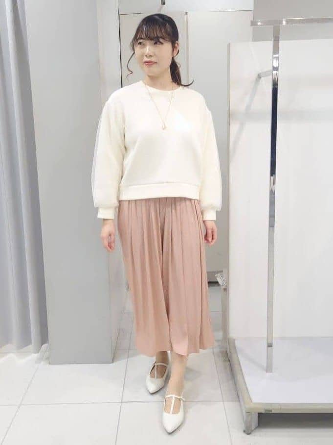 AZUSAさんの「Reflect｜チュールレイヤードスリーブプルオーバー」を使ったコーディネート