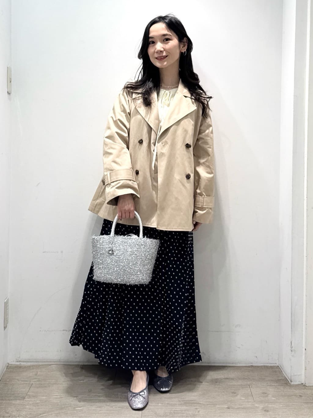 yuicciさんの「OPAQUE.CLIP｜ミドルトレンチコート【洗濯機OK】」を使ったコーディネート