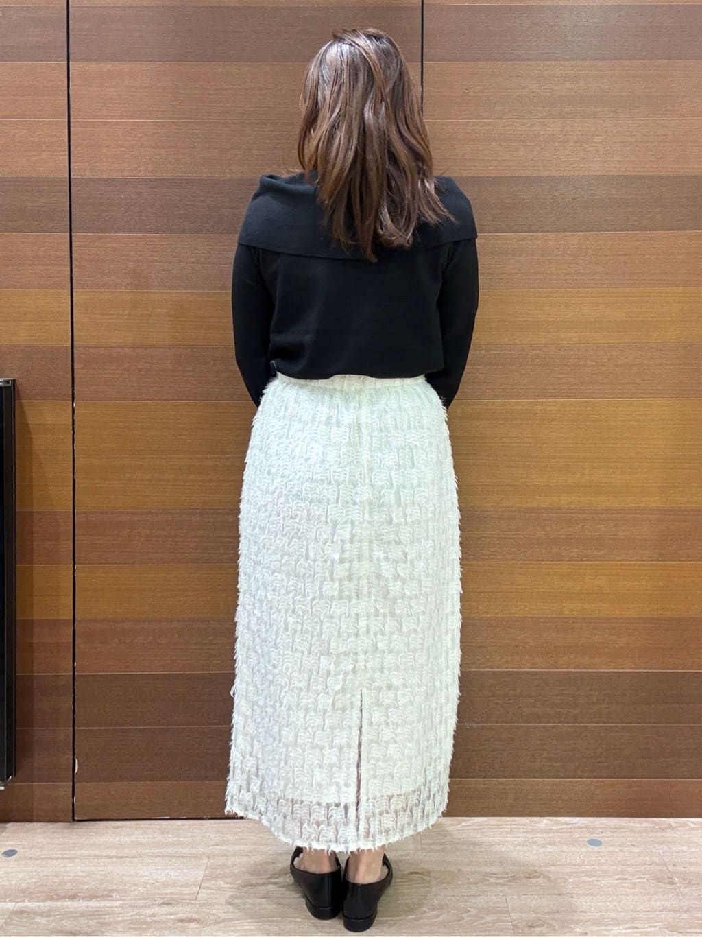 maichiさんの「OPAQUE.CLIP｜オフショルダーデザインニット【洗濯機OK】」を使ったコーディネート