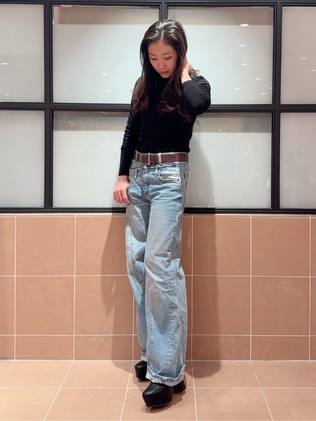 kaoriさんの「ESPERANZA｜ラク盛りショートブーツ」を使ったコーディネート