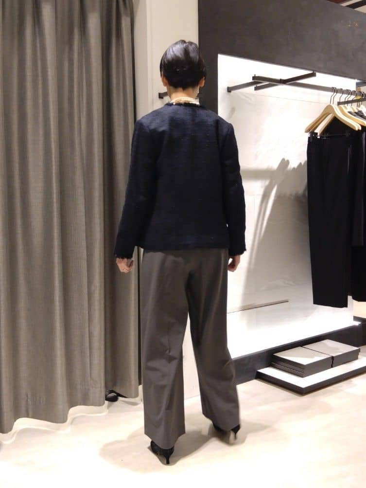 まちこさんの「UNTITLED｜【仕事着/スーツ】ファンシーツイード ジャケット」を使ったコーディネート