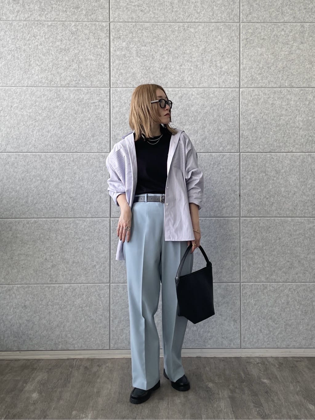 kotakiさんの「INDIVI｜Timeless｜ビッグポケットフォルムシャツ【接触冷感】」を使ったコーディネート