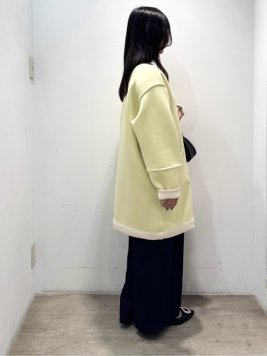 yuicciさんの「OPAQUE.CLIP｜リバーシブル配色ノーカラーコート【洗濯機OK】」を使ったコーディネート