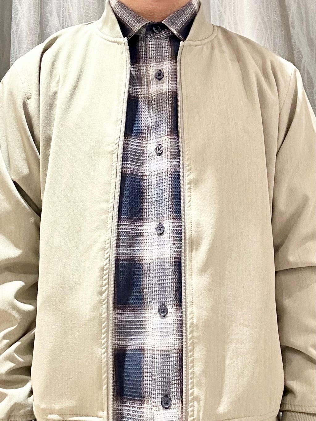 KENJI Iさんの「THE SHOP TK｜FLEX LINE ストレッチリブブルゾン　ストレッチ/防シワ/マシンウォッシャブル/セットアップ可」を使ったコーディネート