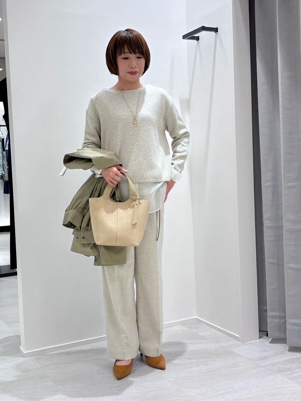 Satoさんの「UNTITLED｜◆【はっ水】ライトコットンミリタリーコート」を使ったコーディネート