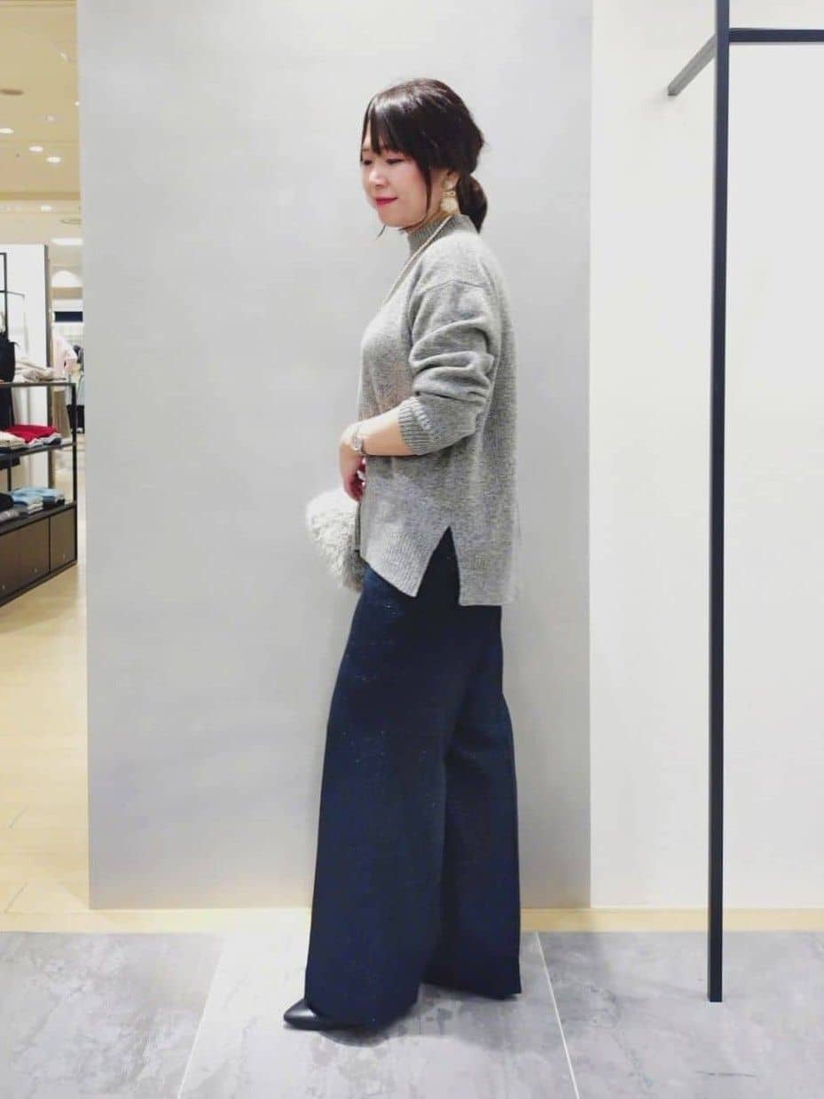 TOMOMIさんの「INDIVI｜【2WAY】フェイクファートート」を使ったコーディネート
