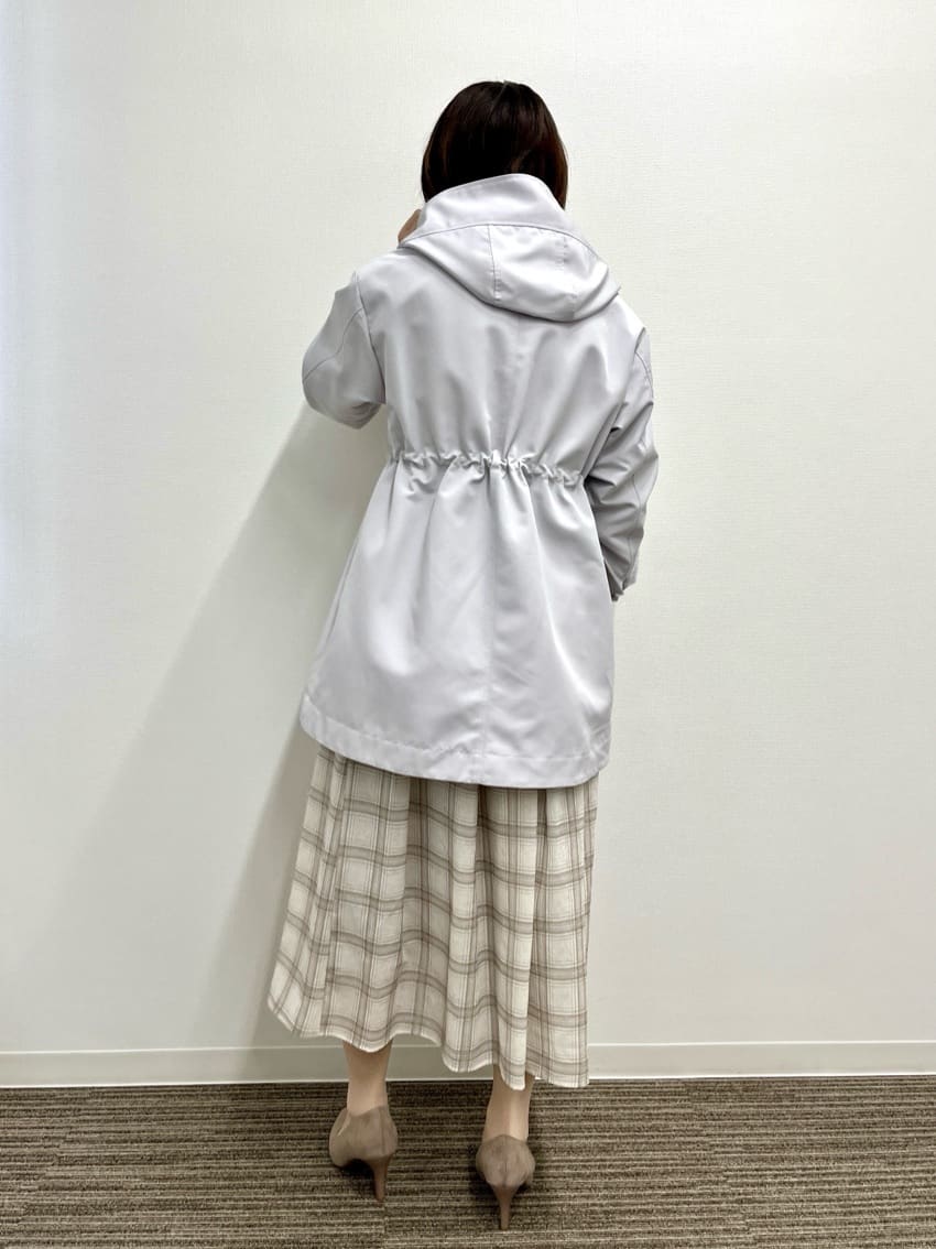 saoriさんの「【撥水・花粉防止／手洗い可】ミディアム丈マウンテンパーカー」を使ったコーディネート