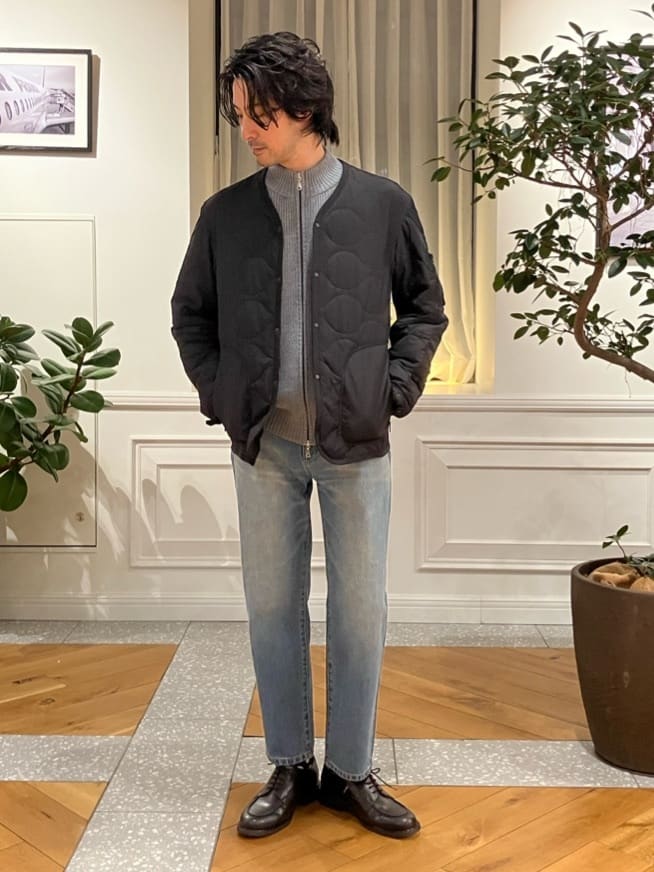 junyaさんの「DRESSTERIOR｜◆【Safari5月号掲載】10．6oz コンフォートワイドデニムパンツ」を使ったコーディネート